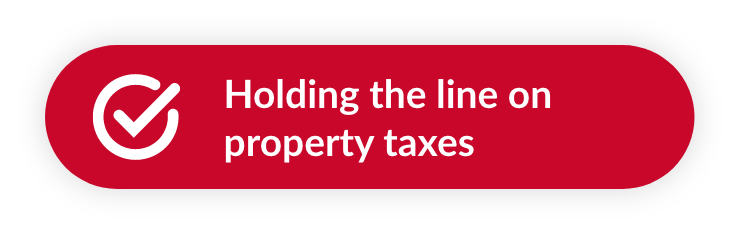 Holding the line on property taxes